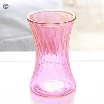 Pink Glass Vase  Code: JGFC06391ZF | Local delivery or collect from shop only