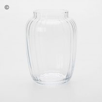 Vintage ribbed glass vase  Code: JGF000874RGV  | Local delivery or collect from shop only